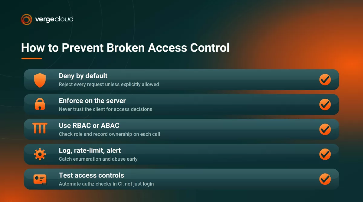 How to Prevent Broken Access Control