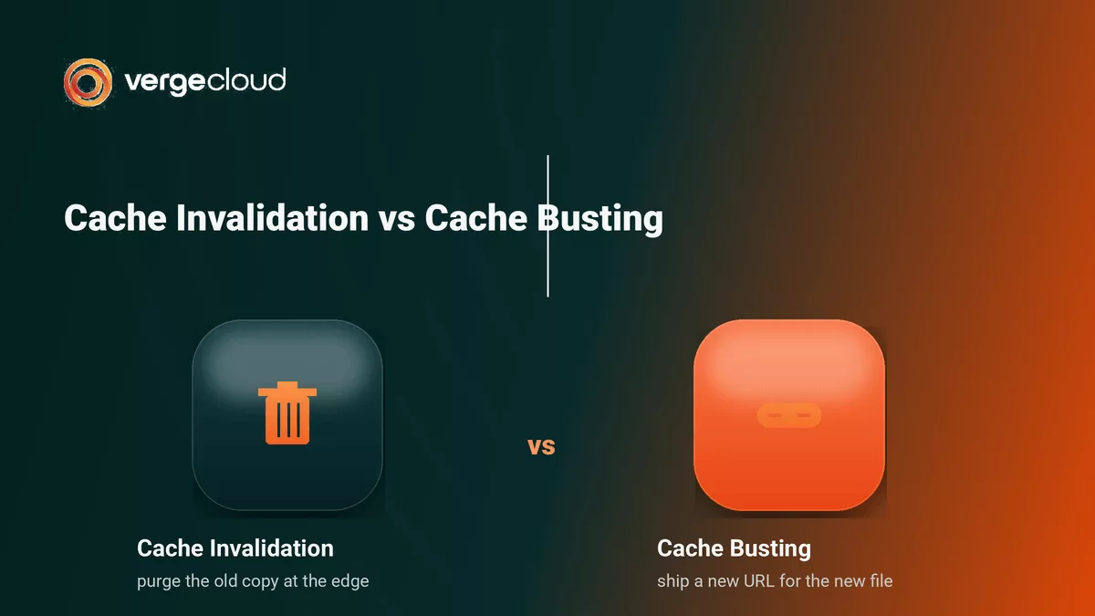 Cache Invalidation vs Cache Busting